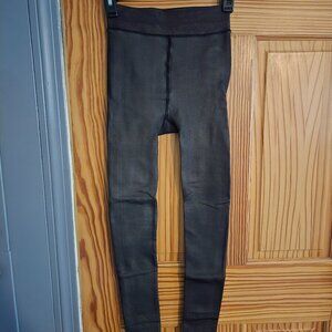 NWT MissyMilano Warm Fleeced Lined Tights Black Size: Original (XS-M)